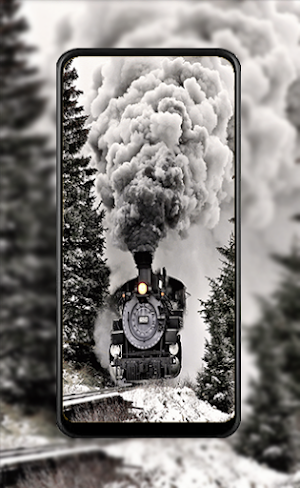 Speed Train Live Wallpaper 3D Screenshot 2