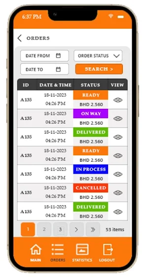 TfadaL Delivery Manager Screenshot 2