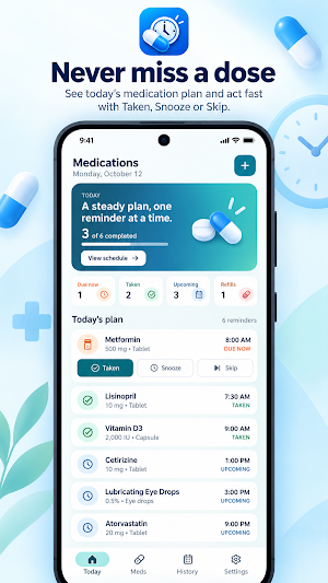 Medication Reminder & Refill Screenshot 0