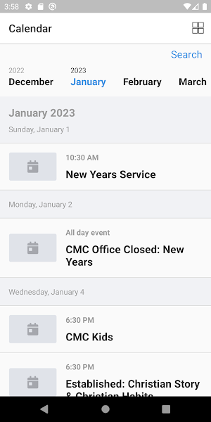 Chestnut Mountain Church Screenshot 1
