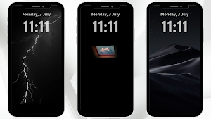 Black Only Wallpaper Screenshot 1