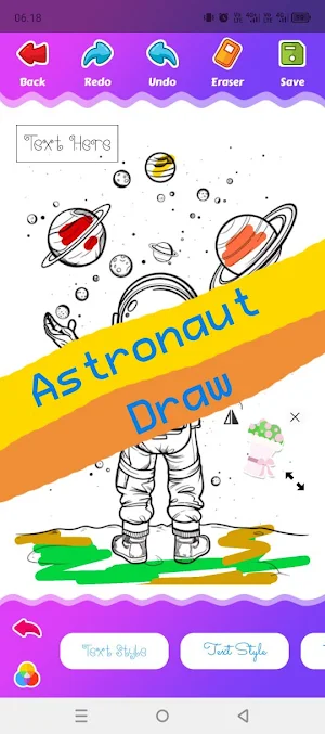Astronaut Draw Screenshot 2