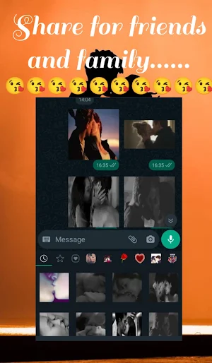 Kiss Gif Sticker For WhatsApp Screenshot 2