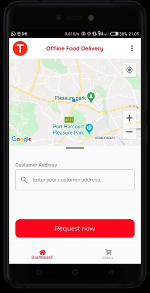 Offline Ordering - Tcouriers Screenshot 0