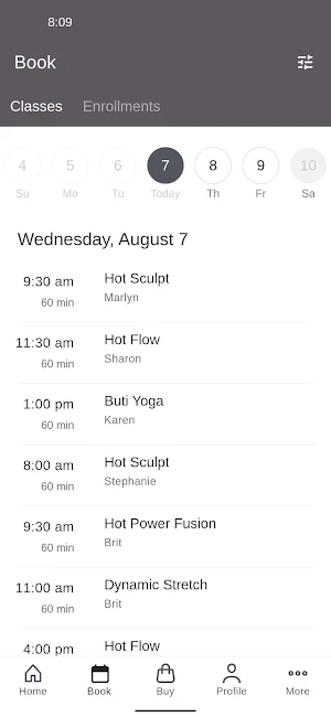 White Heat Yoga Screenshot 1