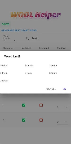 WODLHelper Screenshot 1