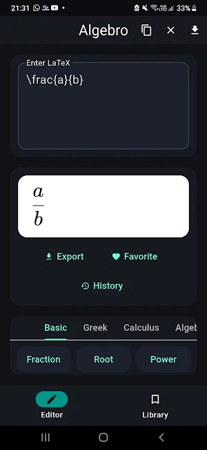 Algebro Screenshot 1