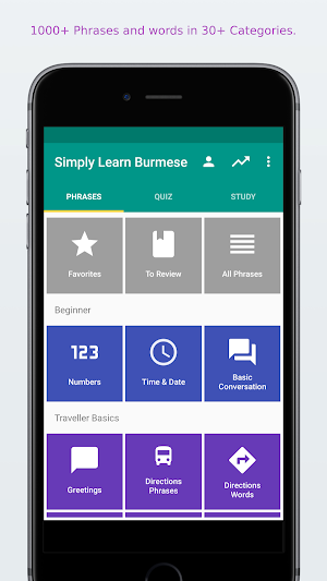 Simply Learn Burmese Screenshot 0