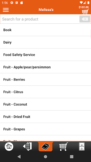 Melissa's Checkout Screenshot 2