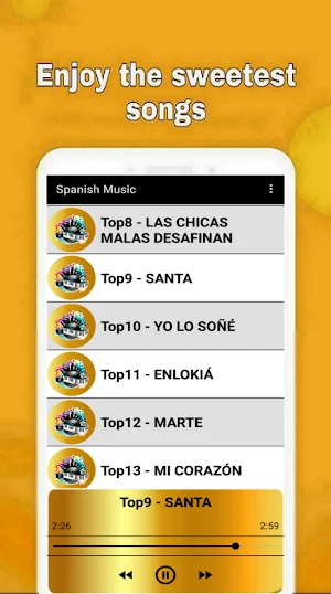 Spanish Music 2024 Screenshot 2