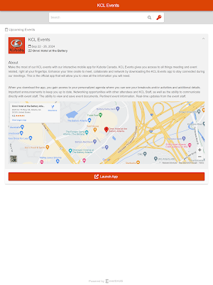 KCL Events Screenshot 3