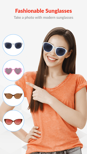 Woman Photo Sunglass Changer Screenshot 1