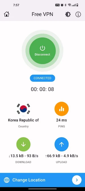 Sandsurf VPN: secure browsing Screenshot 0