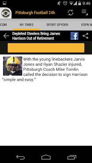 Pittsburgh Football 24h Screenshot 2