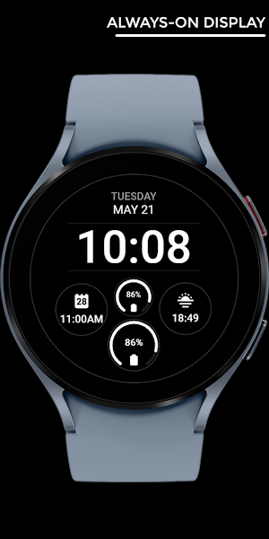Night 61 - watch face Screenshot 2