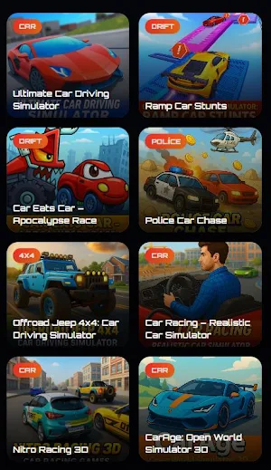 Car Games Htm5 Screenshot 1