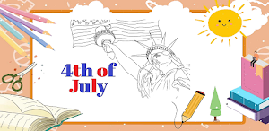 4th of July Coloring Book Screenshot 0