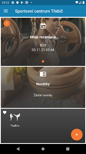Sportovní centrum Třebíč Screenshot 1