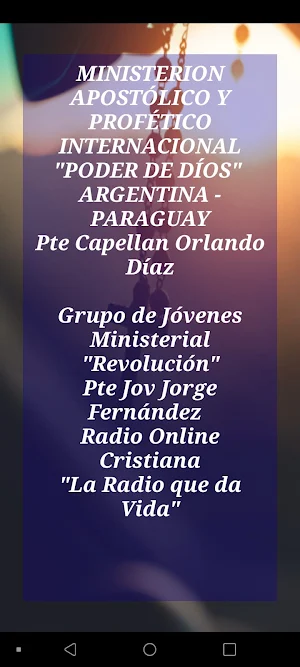 Poder de Dios Radio Screenshot 2