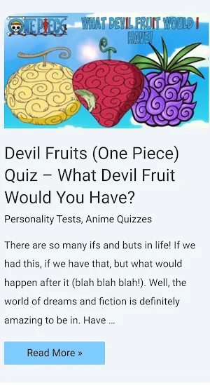 WeebQuiz - Anime Quizzes Screenshot 0