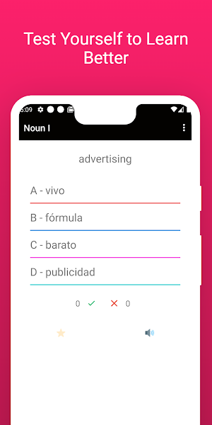 Practice English Spanish Words Screenshot 3