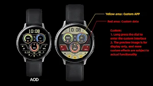 Retro Colored Round For WearOS Screenshot 0