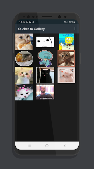 Save WAStickers to Gallery Screenshot 0