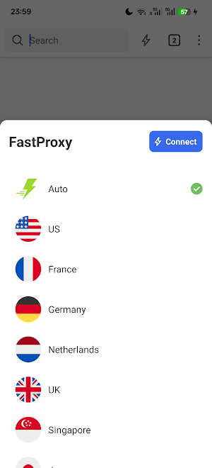 FastProxy Secure Browser Screenshot 0