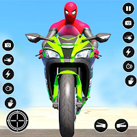 Superhero Tricky Bike Stunt 3D