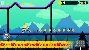 Scooter Race : Stunt Moto Screenshot 0