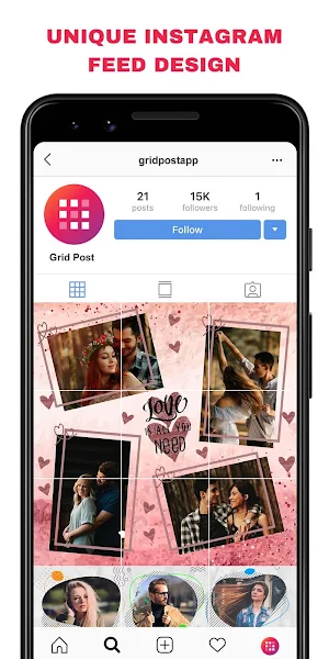 Grid Post - Photo Grid Maker for Instagram Profile Screenshot 0