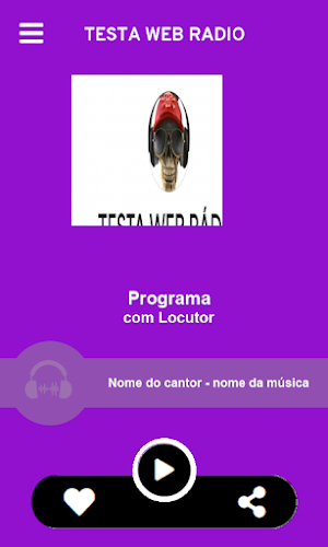 Testa Web Rádio Screenshot 0