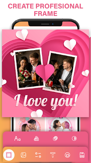 Valentine Photo Frames, Love Screenshot 2