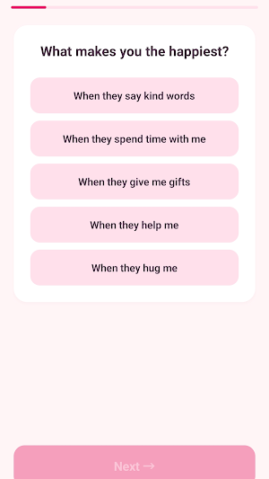 Couples Game: Love Quiz Screenshot 2