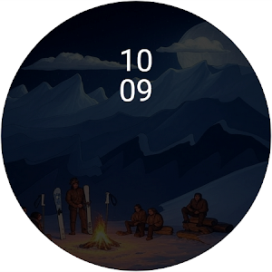 Minimal Winter Watch Face Screenshot 1