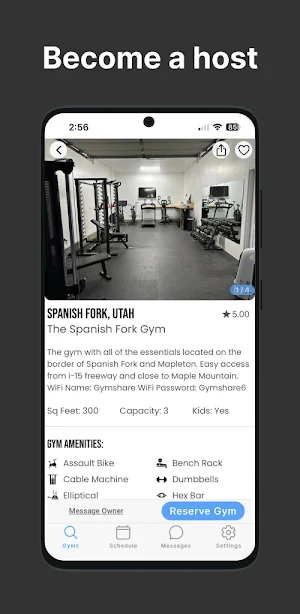Gymshare Screenshot 1