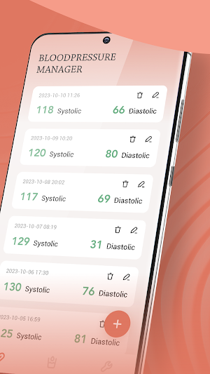 BloodPressure Manager Screenshot 2