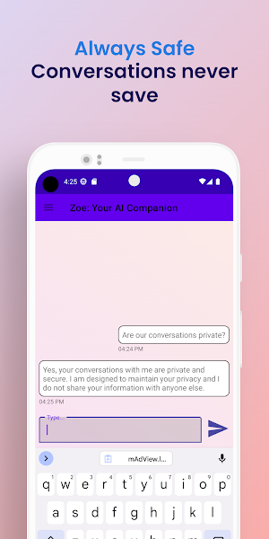 Zoe: Your AI Companion Screenshot 2