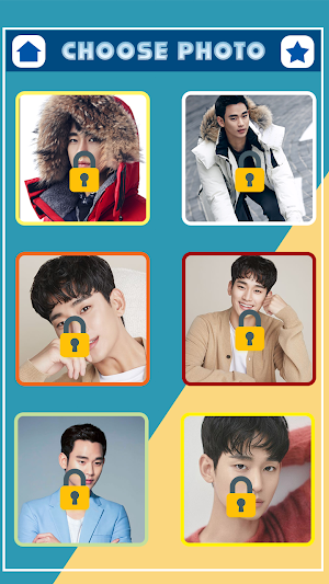 Fun Slide Puzzle Kim Soo Hyun Screenshot 1
