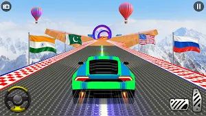 Ramp Car Stunts - GT Car Game Screenshot 1