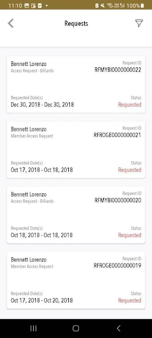 PrivateClubWorld Admin Screenshot 1