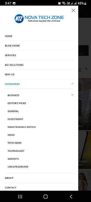 Business Blog by NovaTechZone Screenshot 3