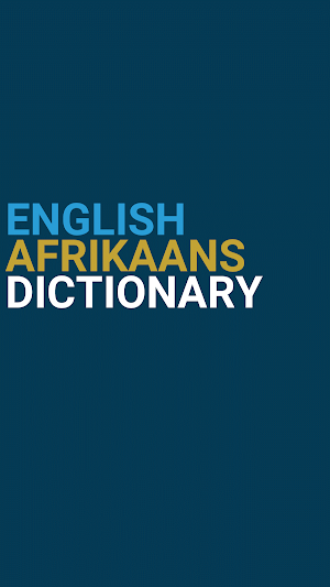 English : afrikaans Dictionary Screenshot 0