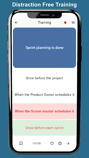 Professional Scrum Master Exam Screenshot 0