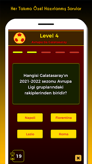 4 Büyük Futbol Bilgi Yarışması Screenshot 3