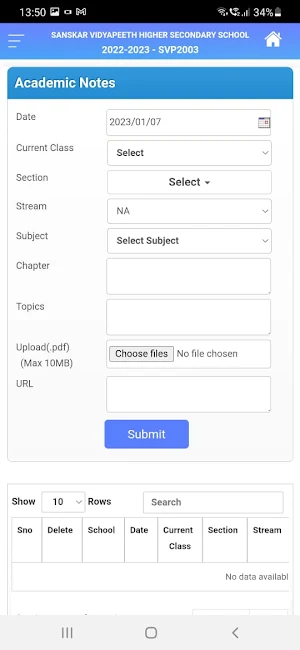 SUFIYA COLLEGE LECTURER APP Screenshot 0