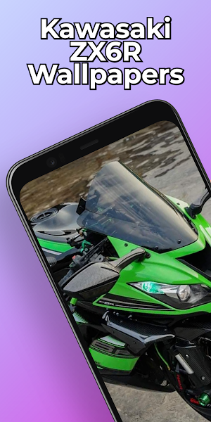 Kawasaki ZX6R Wallpapers HD Screenshot 0