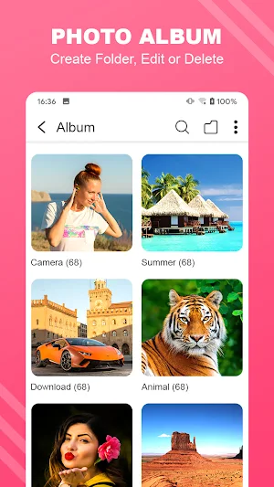 Gallery :Photo & Video Manager Screenshot 1