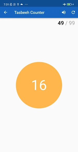 Tasbeeh Counter Digital Screenshot 0