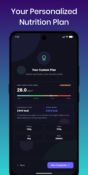 Zling: Calorie & Water Tracker Screenshot 0